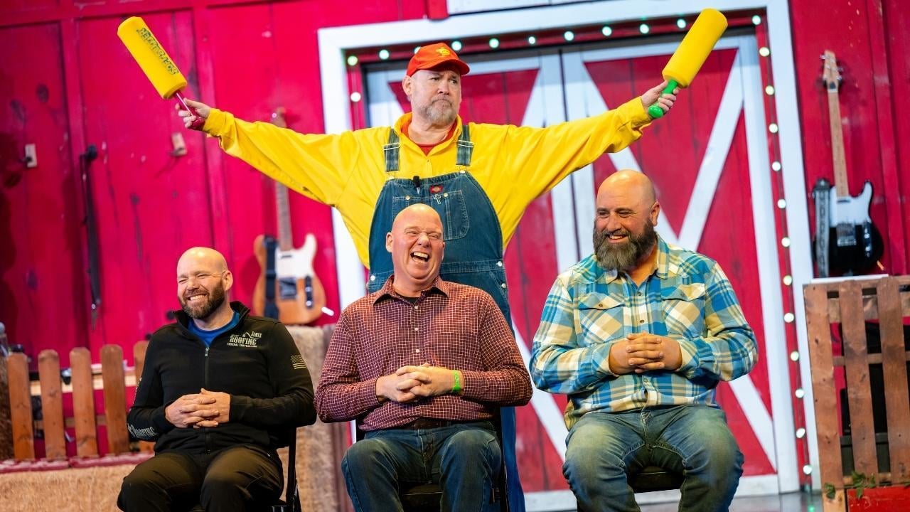 The head boppers at the Comedy Barn.