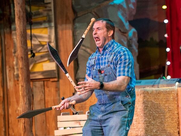 juggling sharp objects