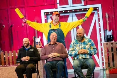 audience participation at The Comedy Barn