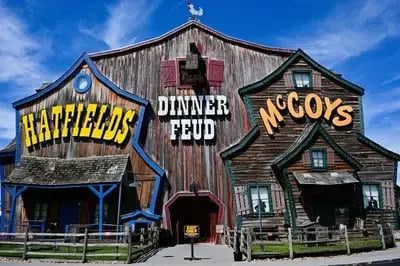 Hatfield & McCoy Dinner Feud in Pigeon Forge