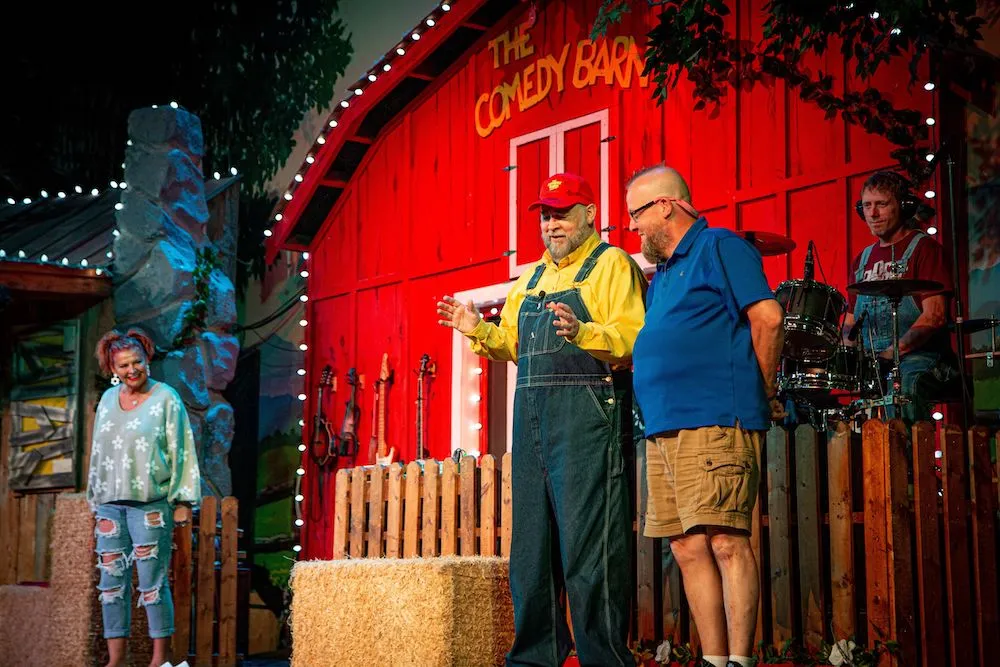 audience participation at The Comedy Barn