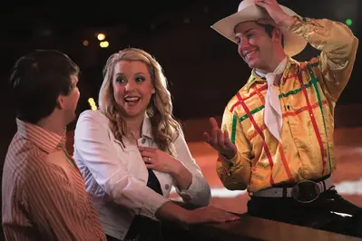 couple at Dolly Parton's Stampede