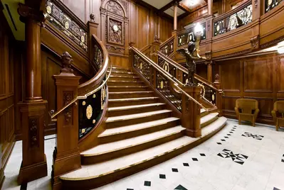 Grand Staircase in the Titanic Museum