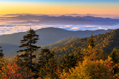 view of Kuwohi in the fall